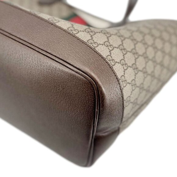 Gucci  Ophidia Large GG Supreme Canvas Tote Bag Beige 726755 - Picture 8 of 11